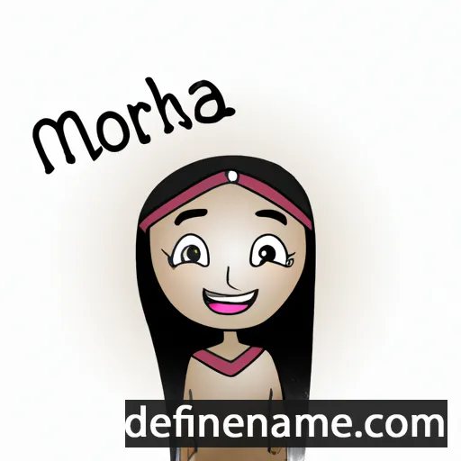 cartoon of the name Mohira