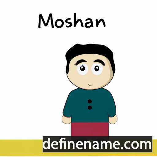 cartoon of the name Mohsanam