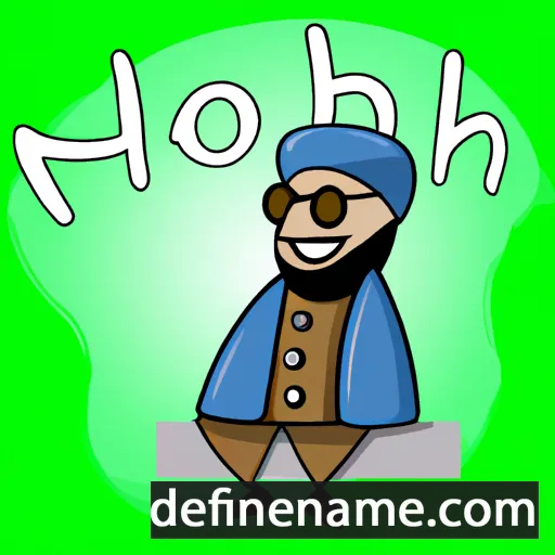 cartoon of the name Mohtob