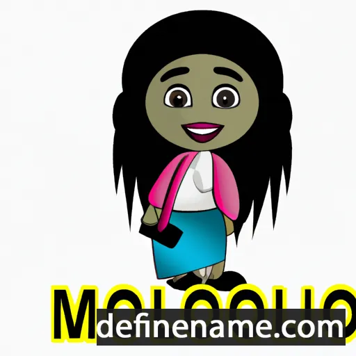 cartoon of the name Mojerisolaoluwa