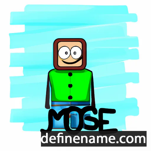 cartoon of the name Mojse