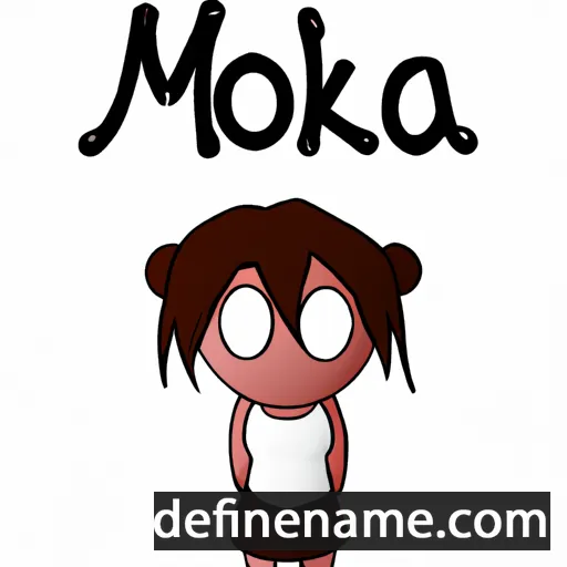 cartoon of the name Moka