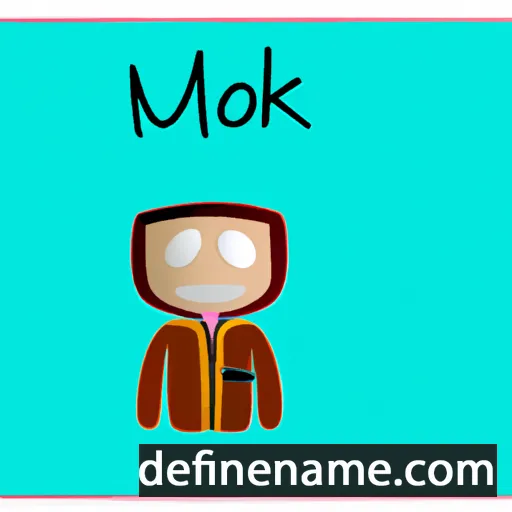 cartoon of the name Moki