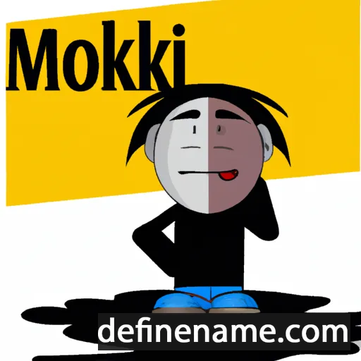 cartoon of the name Moki