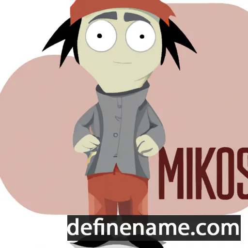 cartoon of the name Mokios