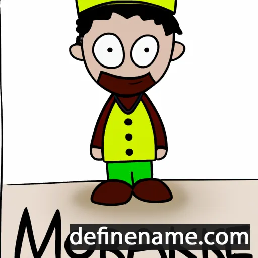 cartoon of the name Mokrane