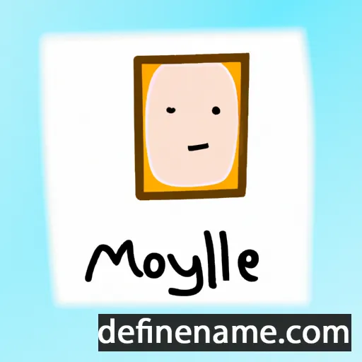 cartoon of the name Molayne