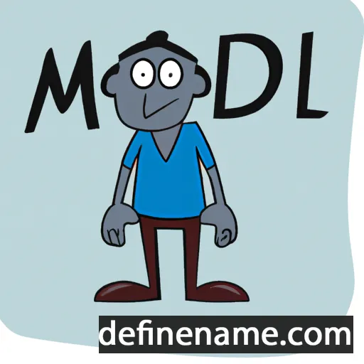 cartoon of the name Molid