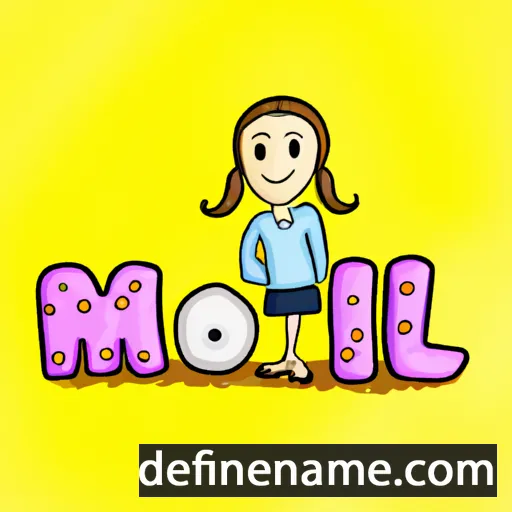 cartoon of the name Molli