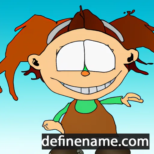 cartoon of the name Mollyanna