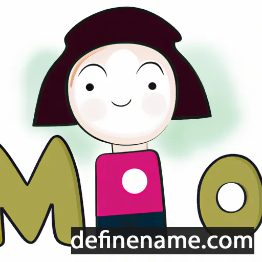 cartoon of the name Momi