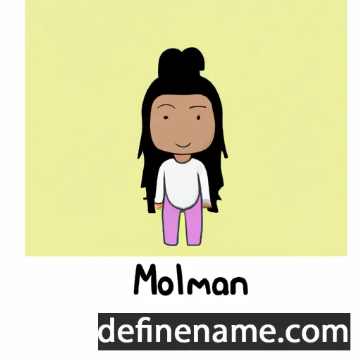 cartoon of the name Momilani