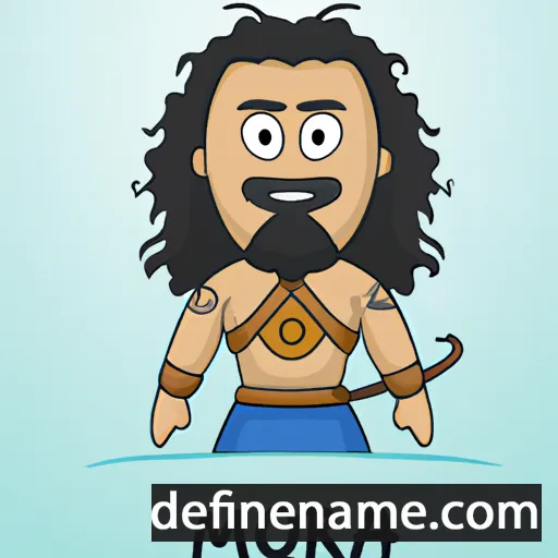 Momoa cartoon