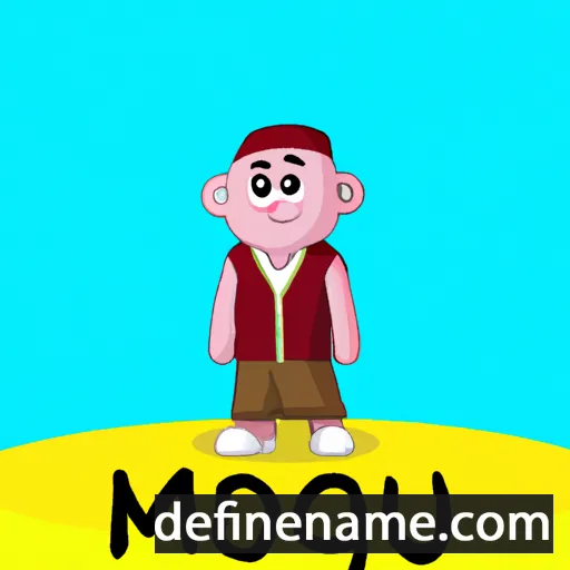 cartoon of the name Momogul