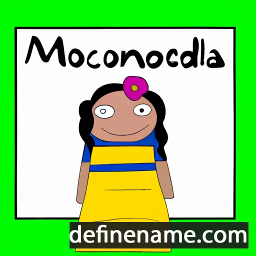 cartoon of the name Monaldesca