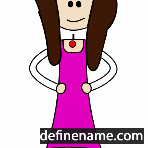 cartoon of the name Monalise