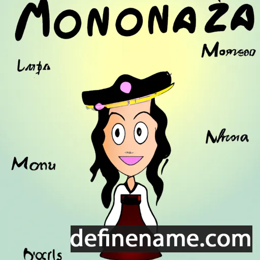 Monariza cartoon