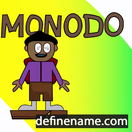 cartoon of the name Mondo