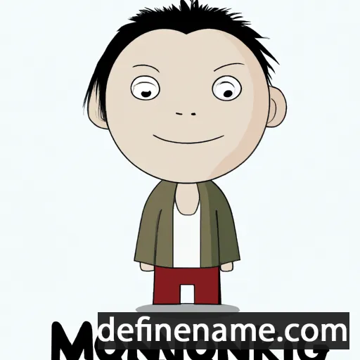 cartoon of the name Mongkhol