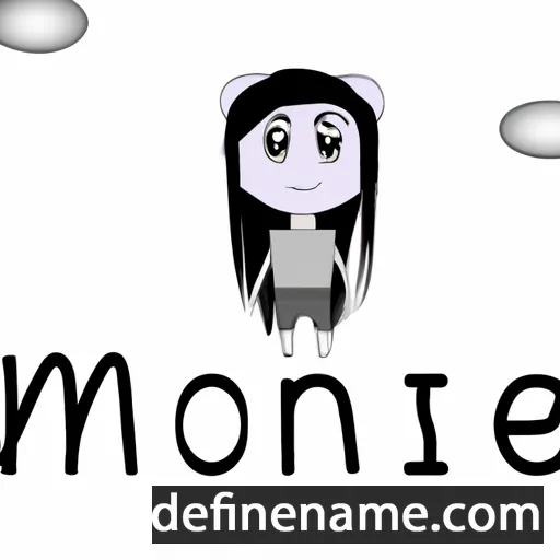 cartoon of the name Monime