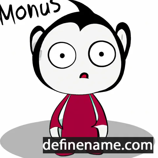 cartoon of the name Monimos