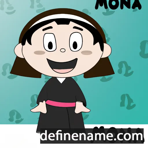 cartoon of the name Monja