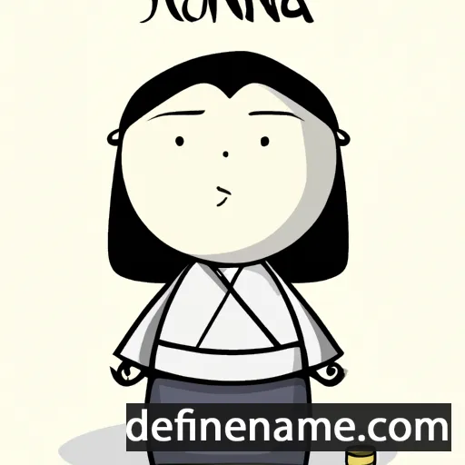 cartoon of the name Monja