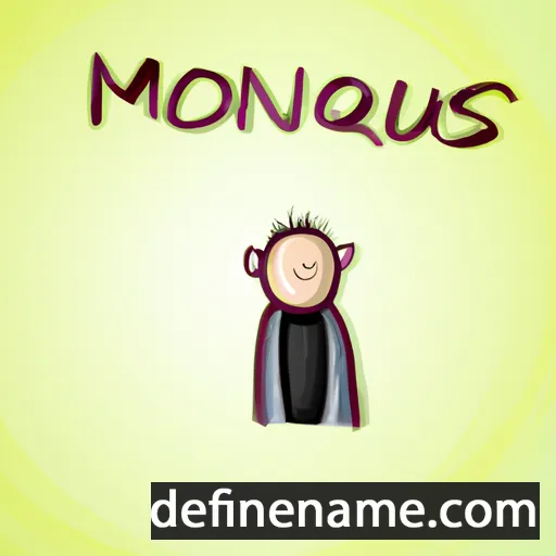 cartoon of the name Monobazus