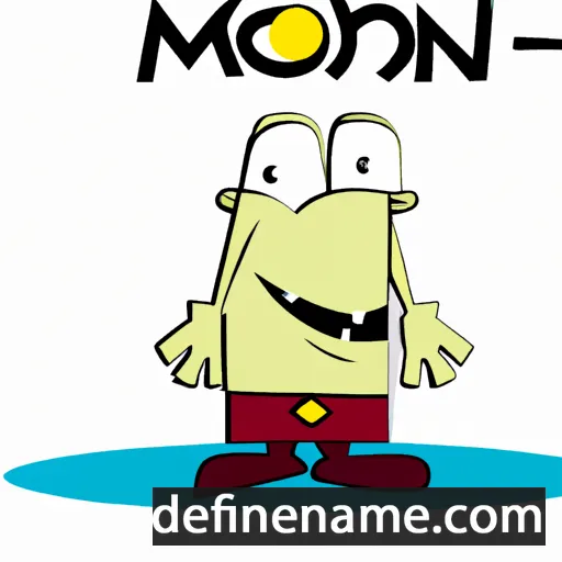 cartoon of the name Mons