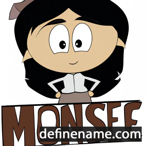 cartoon of the name Monse