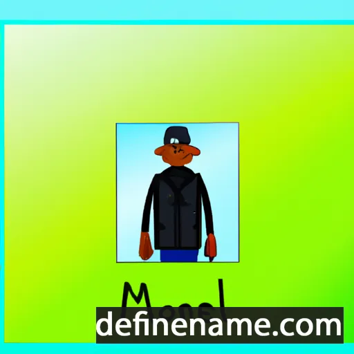 cartoon of the name Montell