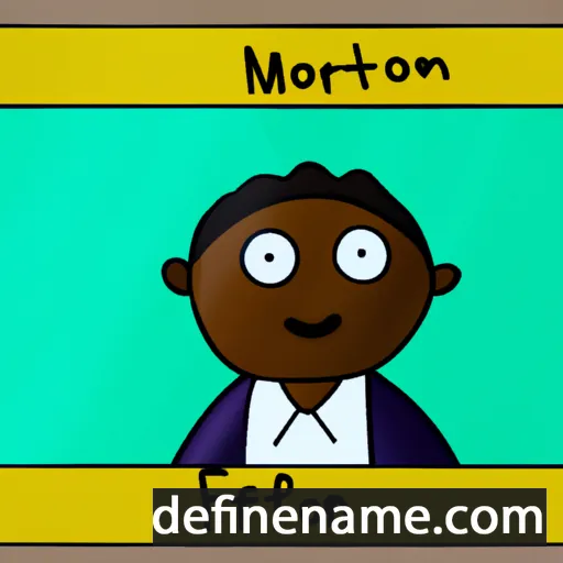 cartoon of the name Montford