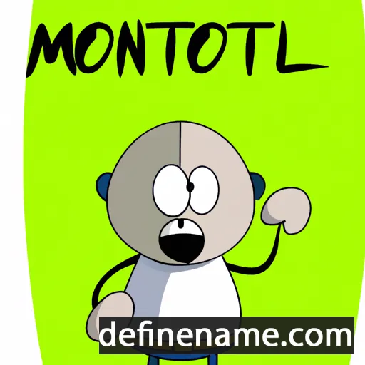 cartoon of the name Montol