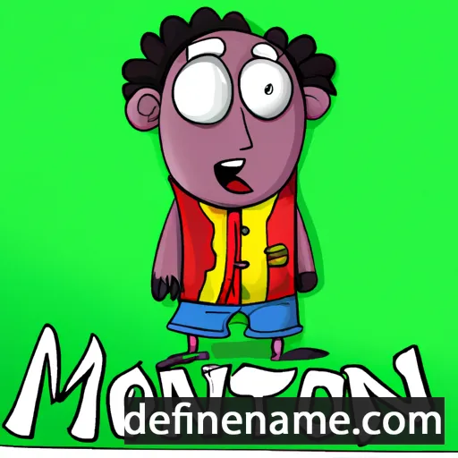 cartoon of the name Monton