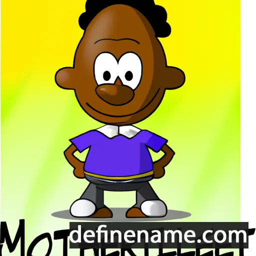 cartoon of the name Montrell