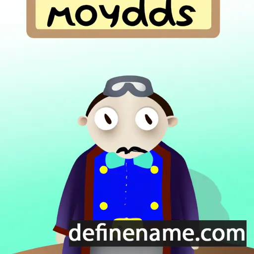 cartoon of the name Montvydas