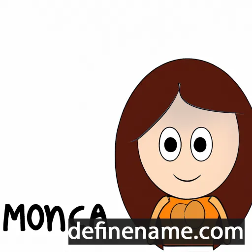 cartoon of the name Monyca