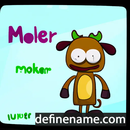 cartoon of the name Mooler