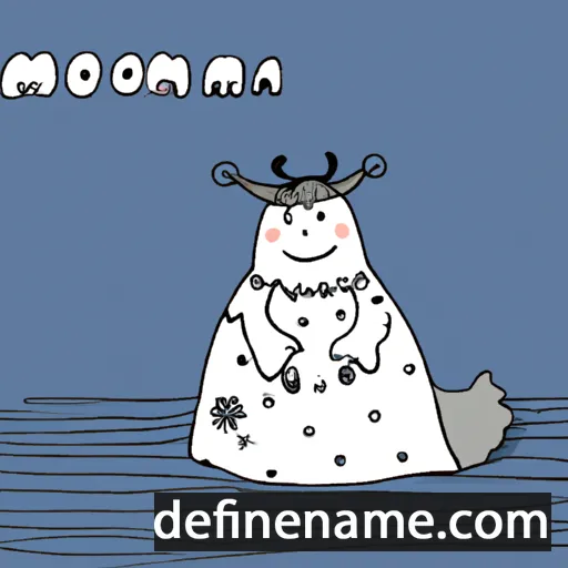 cartoon of the name Moomina