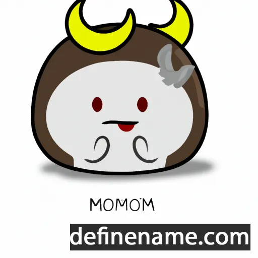 cartoon of the name Moomon