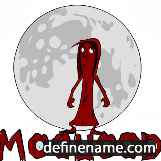 cartoon of the name Moonblood