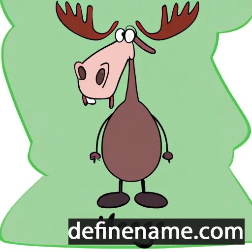 Moose cartoon