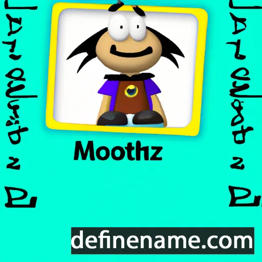 cartoon of the name Mootaz