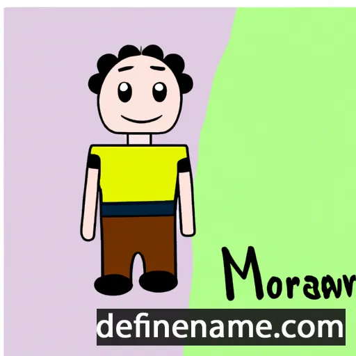 cartoon of the name Moranenn