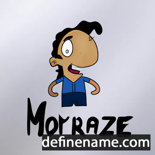 cartoon of the name Moranez