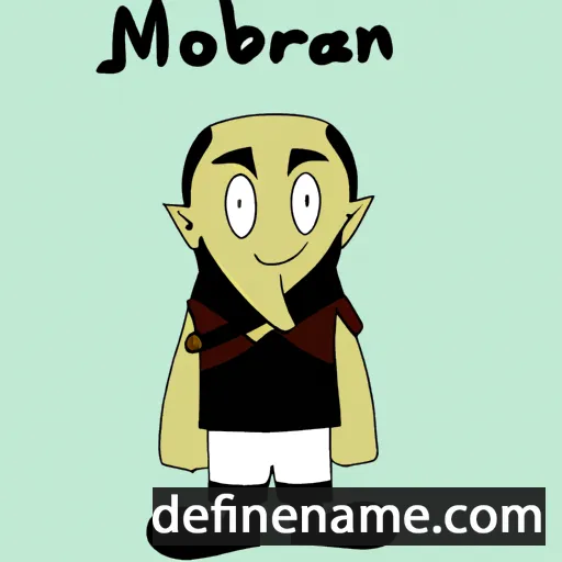 cartoon of the name Morbhan