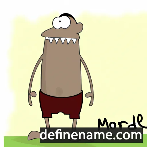 cartoon of the name Mordel