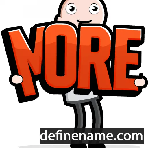 cartoon of the name More