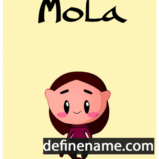 cartoon of the name Morelia