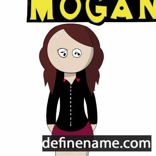 cartoon of the name Morganna